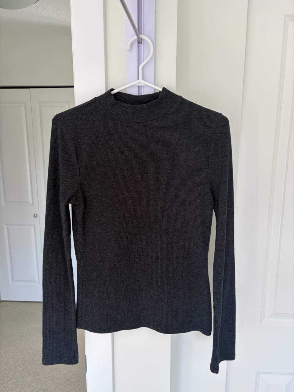 Mock Neck Long Sleeve Top